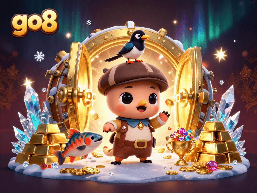 Engage with exciting go8 betting insights in a vibrant casino-themed illustration.