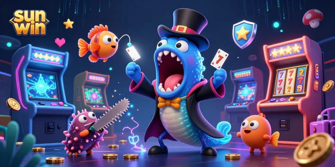 Engage with sun win in this dynamic casino scene featuring a magical deep-sea show