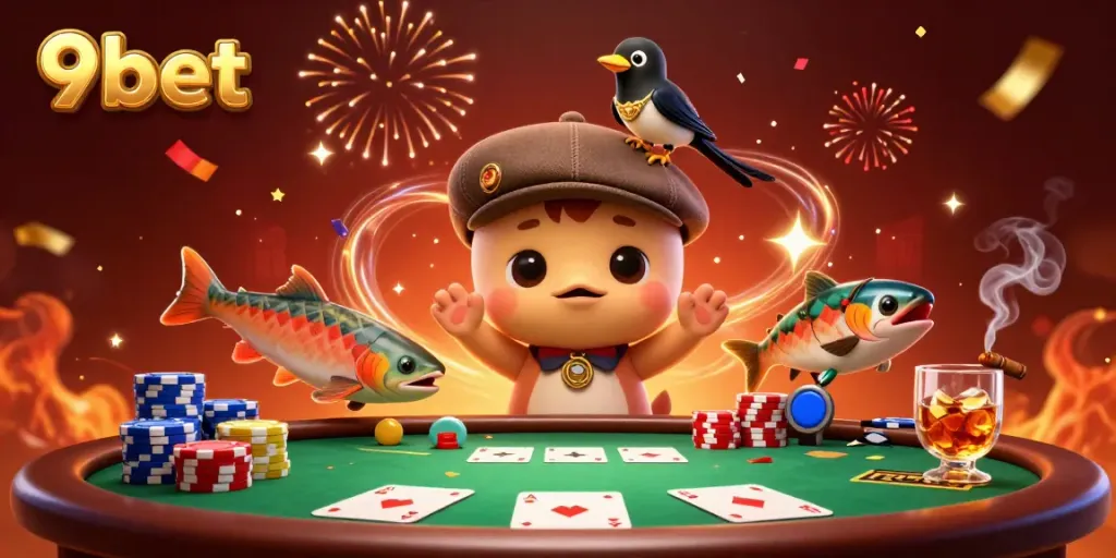 Engage with 9bet’s exciting live casino action featuring Nessie and gold elements.