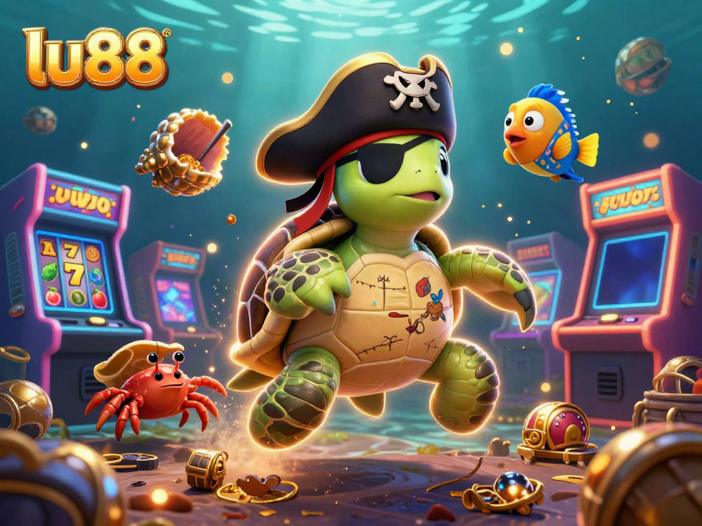 Experience thrilling gameplay with LU88's pirate-themed treasures and vibrant slot machines!