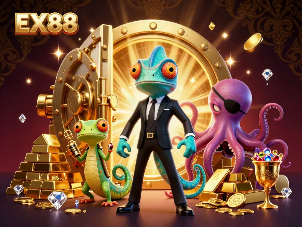 Engage in thrilling casino adventures with EX88 and colorful characters!