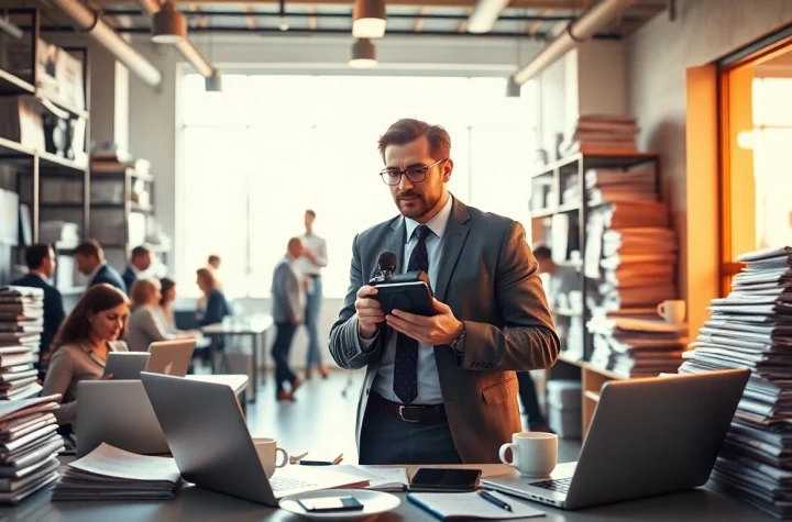 Engaged reporter in a dynamic newsroom for https://www.thedailynewsonline.com delivering news coverage.