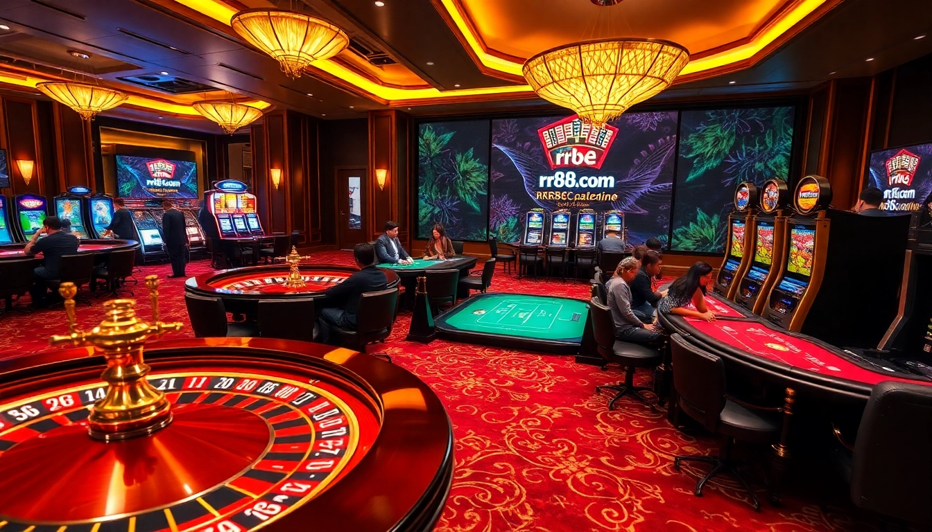 Experience excitement at rr88 com with thrilling casino tables and vibrant gaming atmosphere.