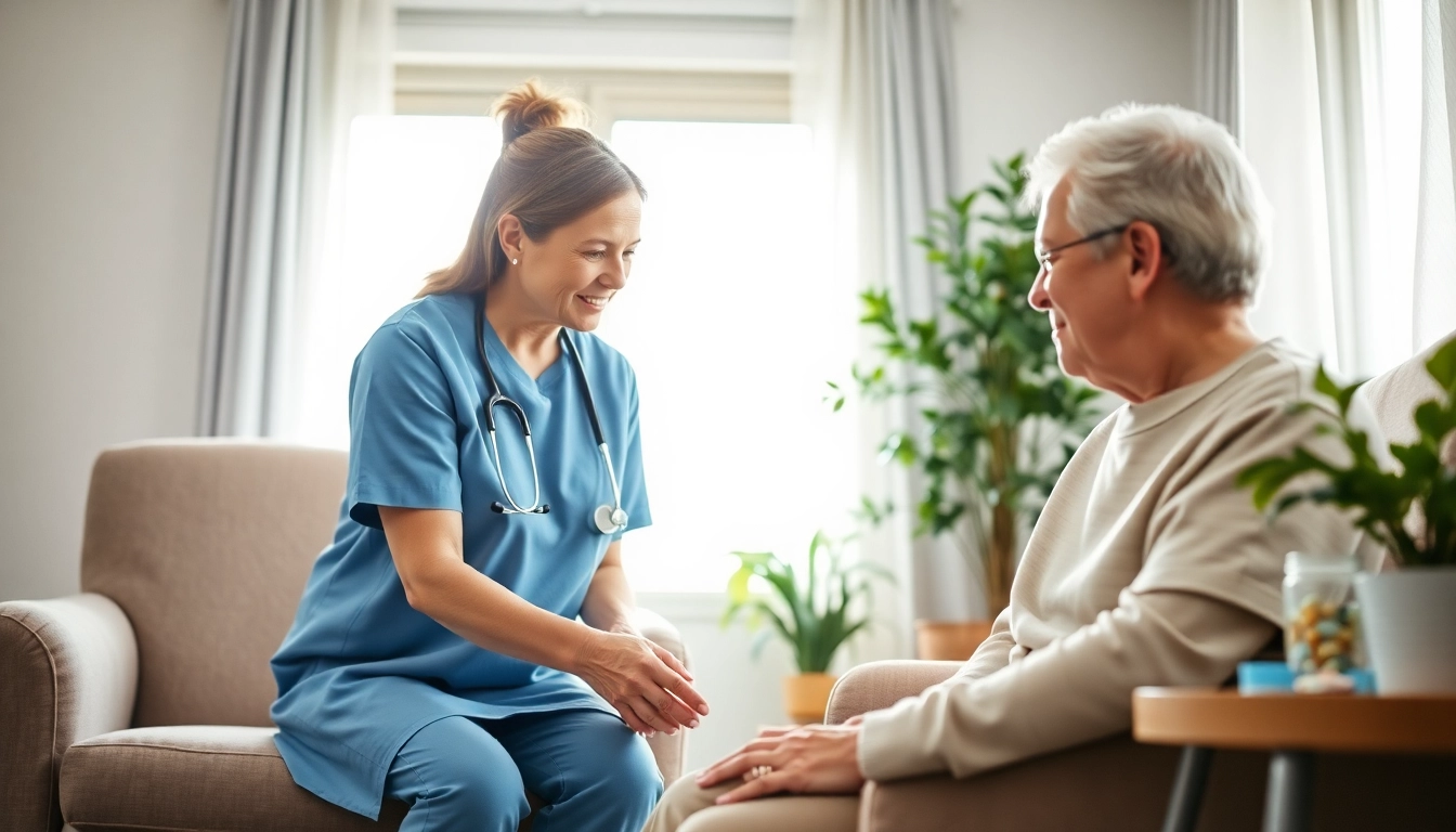 Providing at home health care services near me with compassion and devotion in a cozy setting.