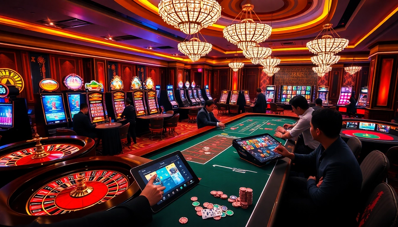 Experience the thrill of RR88 apk at a luxurious casino with vibrant games and excitement.