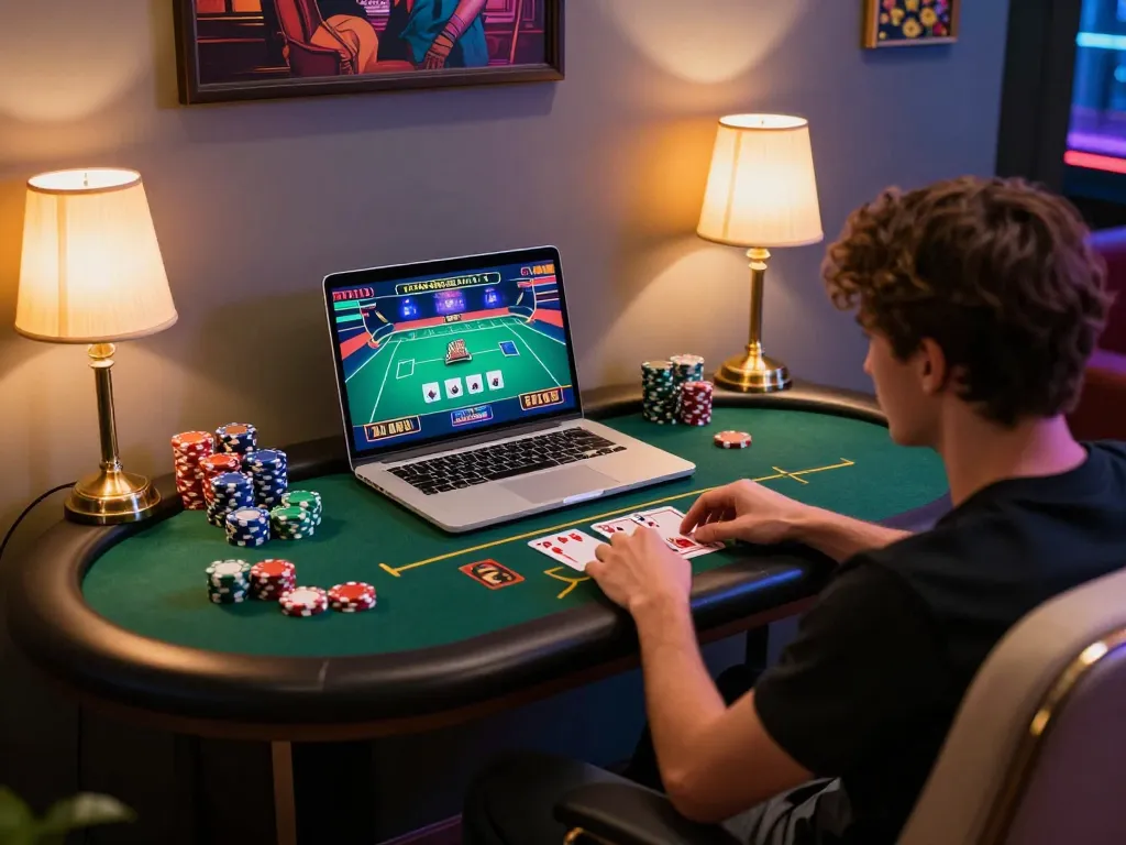 Engaging online casino gaming experience at https://fc88.today with dynamic live dealer interface, cozy atmosphere.