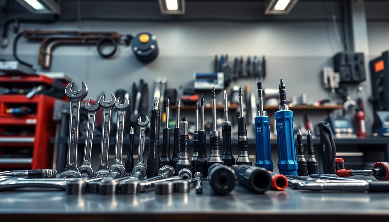 Showcase of high-quality Hazet tools USA in a professional workshop setting