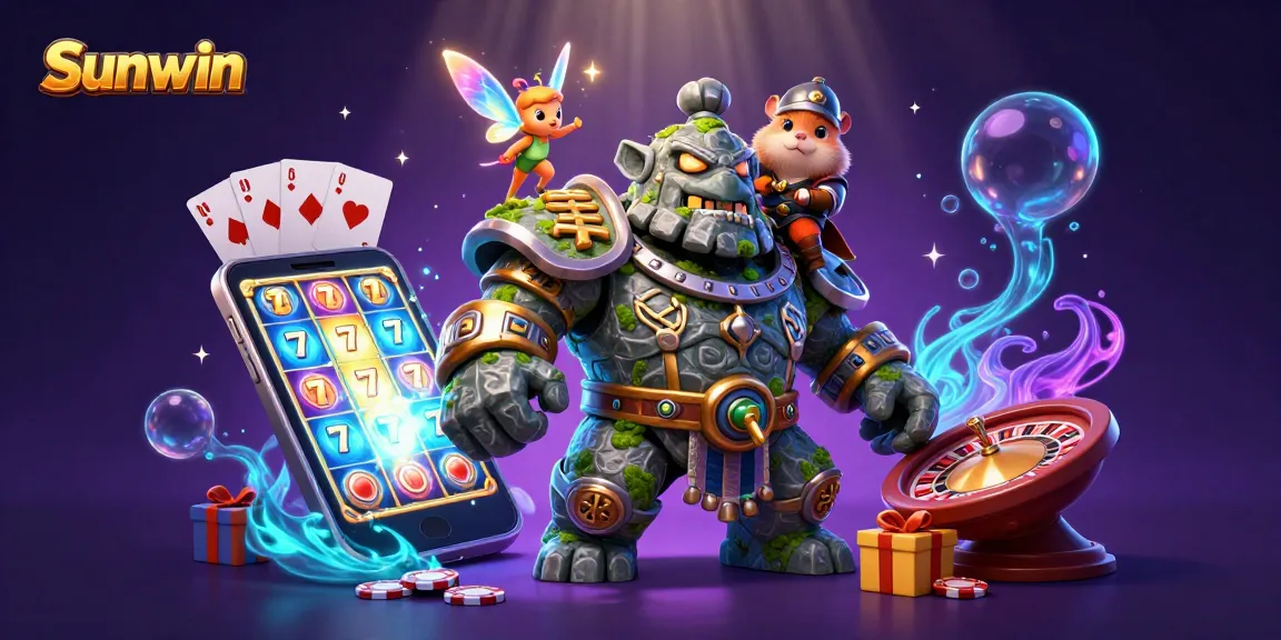 Spin big wins with Sunwin in this magical casino adventure featuring dynamic characters.