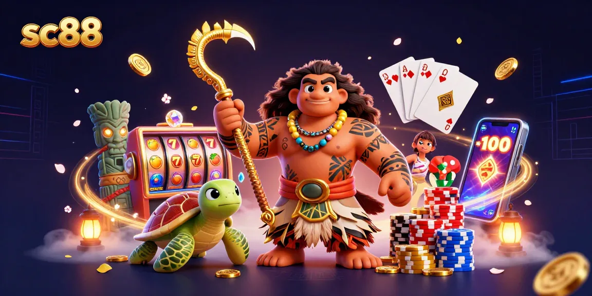 Experience exciting slot adventures with sc88's vibrant casino-themed illustration featuring dynamic gameplay.