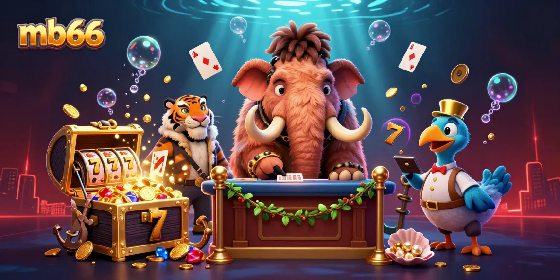 Experience excitement at mb66 with unique casino characters amidst thrilling gaming elements.