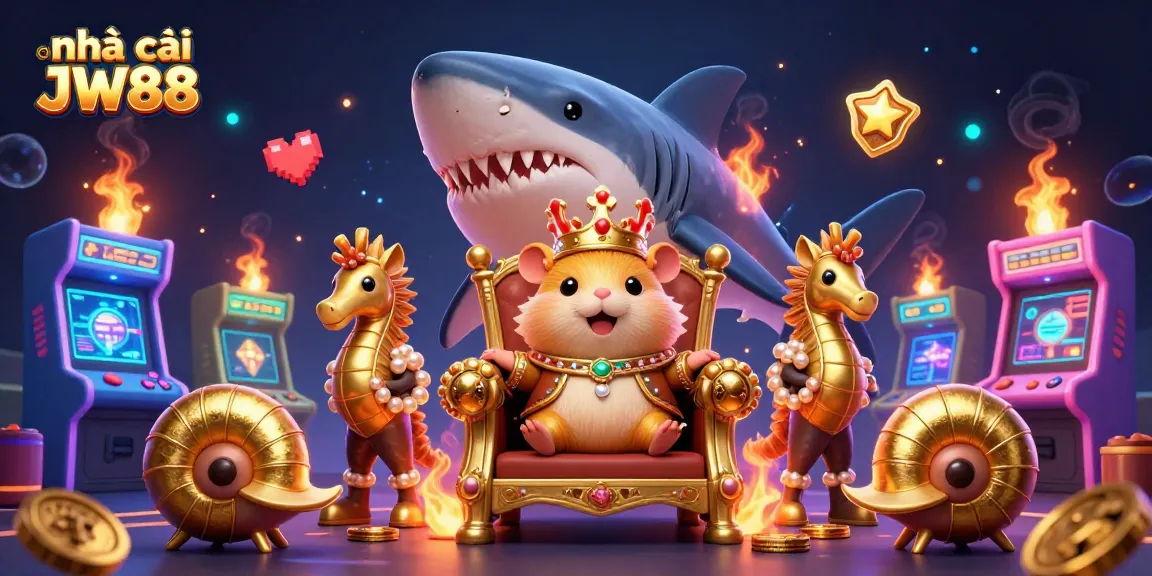 Engage with nhà cái JW88 featuring vibrant gaming elements and a dynamic sea kingdom.