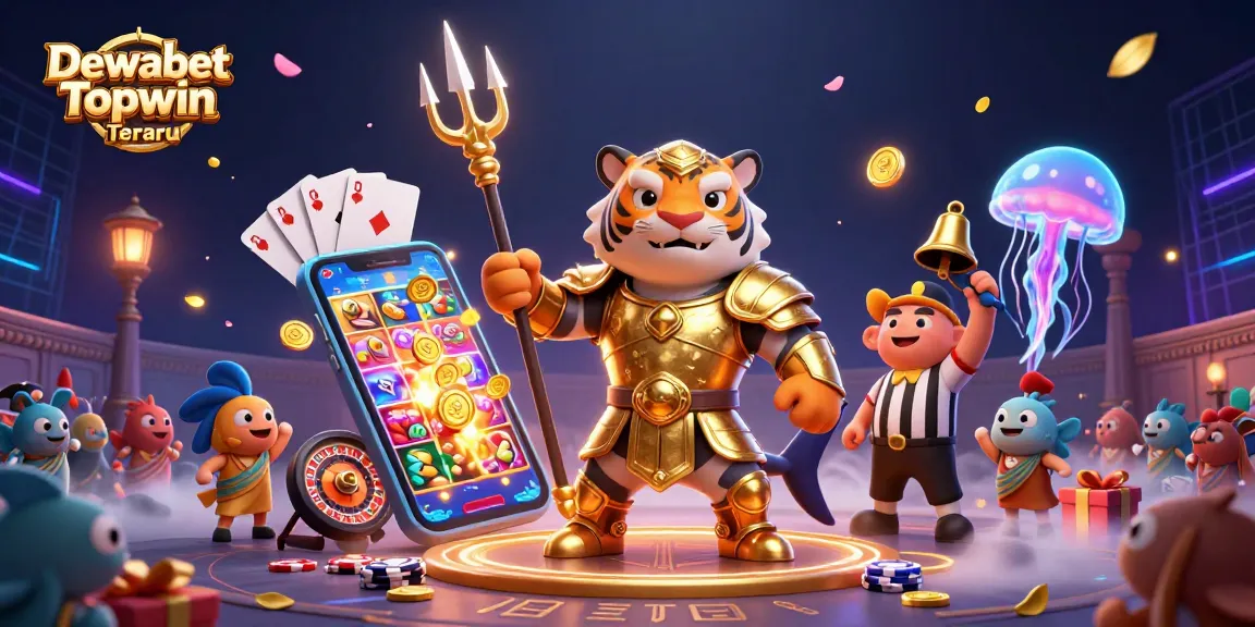 Experience thrilling gameplay with Dewabet Topwin Terbaru featuring an exhilarating underwater scene.