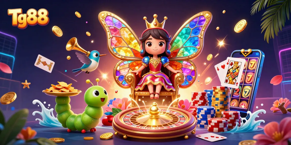 Experience thrilling gameplay at Tg88 with vibrant casino elements and winning excitement.
