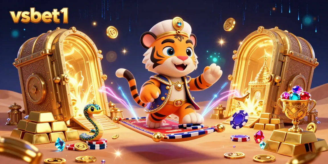 Experience the excitement of winning with vsbet1's vibrant casino scene illustrating gaming richness.