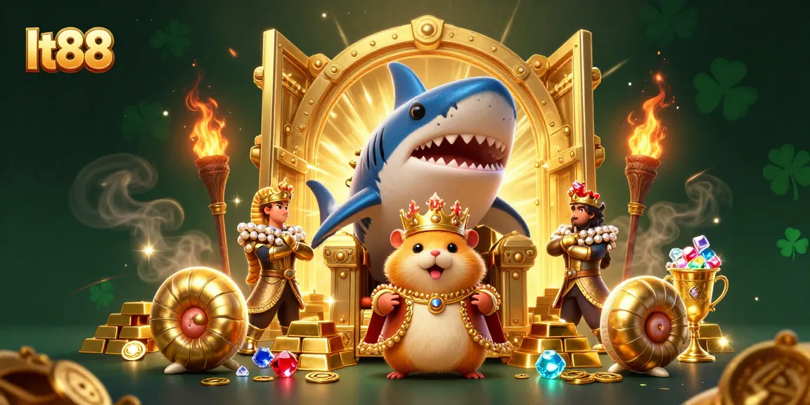 Experience the thrill of lt88 as the hamster king rules a treasure-filled casino kingdom.