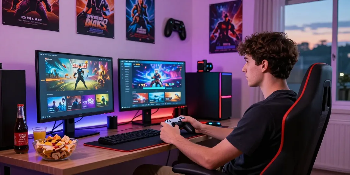 Engaging online gaming scene at https://proplay88.uk.com/ with a player immersed in action.