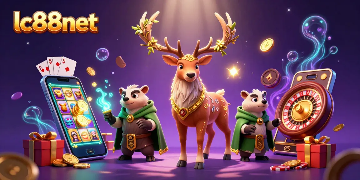 Experience excitement at lc88net with 3D characters and immersive casino elements.