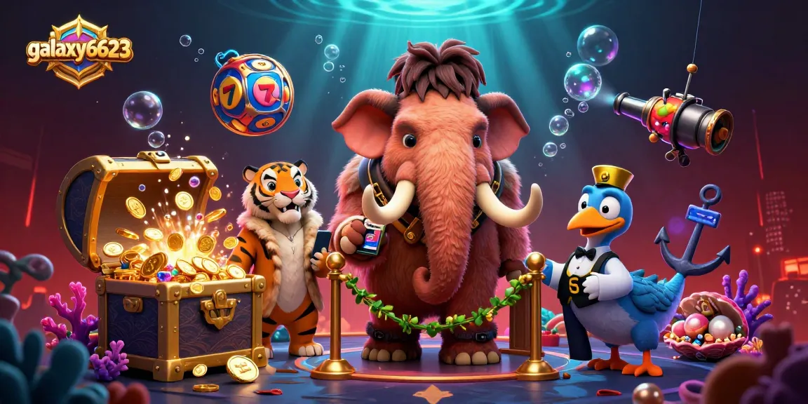 Experience thrilling gameplay with galaxy6623, where VIP characters check IDs amidst a vibrant casino atmosphere.
