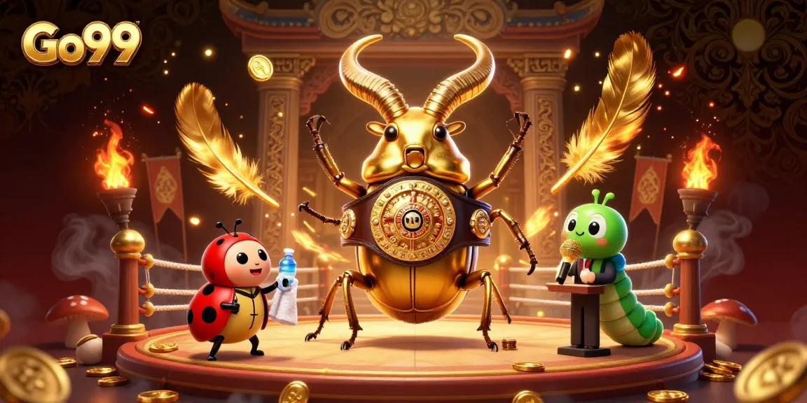 Engage with Go99's vibrant casino atmosphere featuring captivating gaming elements and characters.