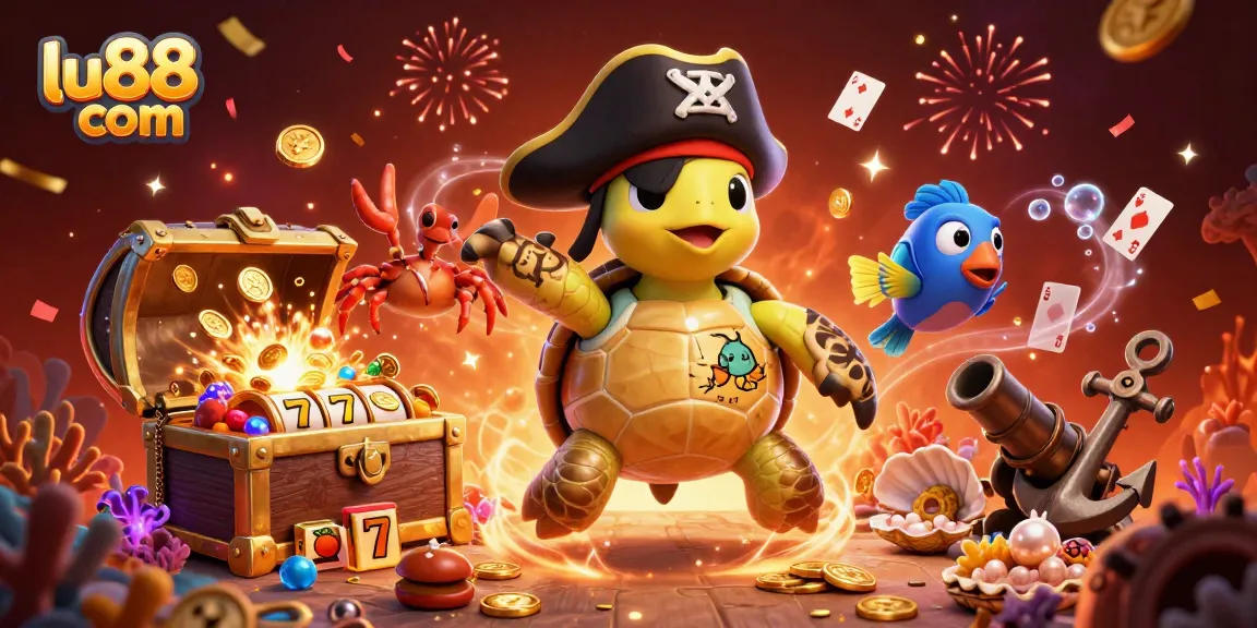Spin the reels and win treasures at lu88 com with vibrant underwater casino adventure scene