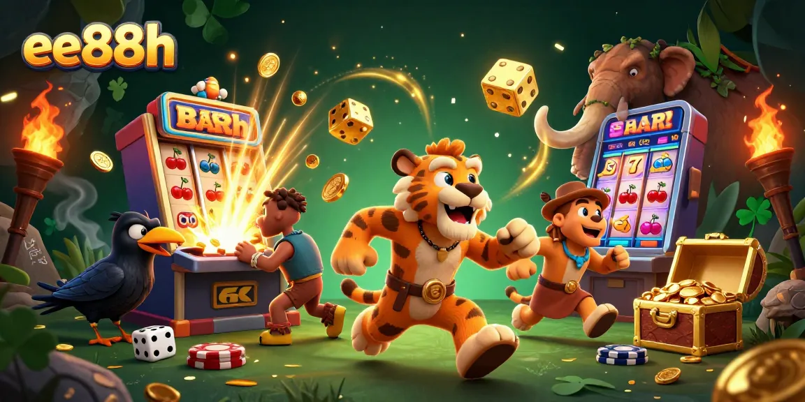 Experience big wins at ee88h with a lively prehistoric casino featuring sabertooth tigers and bonus games.
