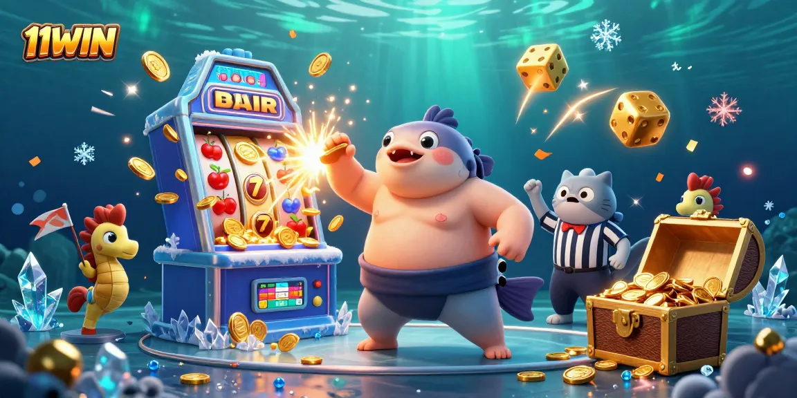 Experience a thrilling 11WIN adventure with dynamic 3D casino visuals and vibrant characters!