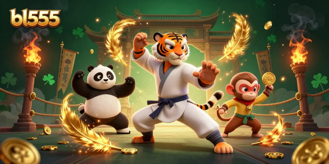 Experience thrilling gambling adventures with bl555's vibrant 3D casino scene featuring colorful characters.